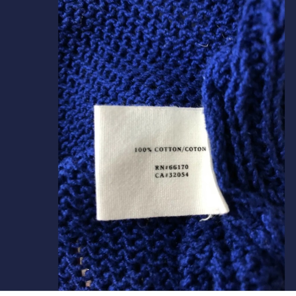 Sparrow Anthropologie Blue Cable Knit Sweater - Picture 4 of 5